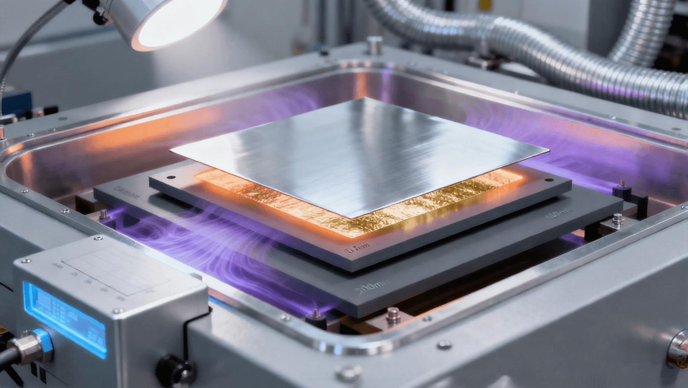 SiC 模块基板 DBC 工艺键合场景,1065℃高温 + 含氧氮气实现铜箔与陶瓷可靠键合.png