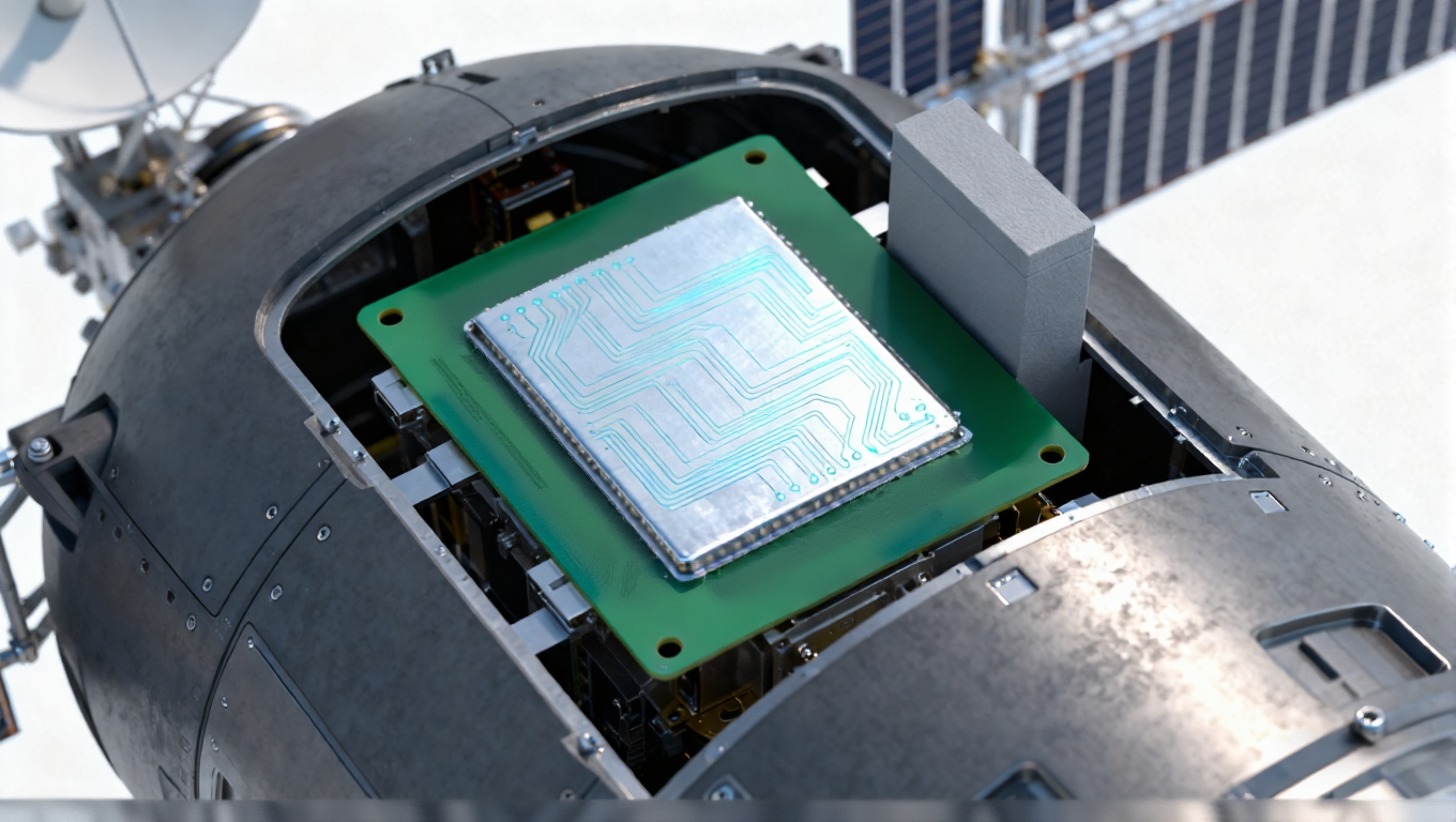 低轨卫星相控阵天线高频板场景，RO3003+FR4 混压 + 0.1mm 盲孔提升天线效率至 68%.png