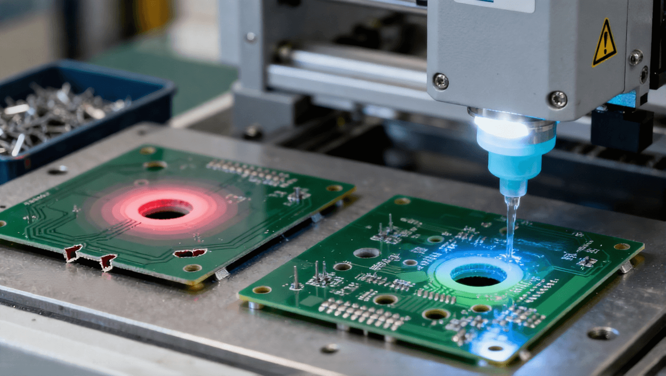 石墨烯增强 PCB 散热基板加工难点全面剖析