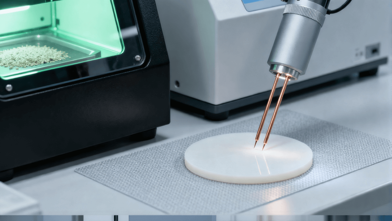 高频毫米波天线板 基材介电性能检测 带状线谐振仪 PTFE样品 实验室设备.png