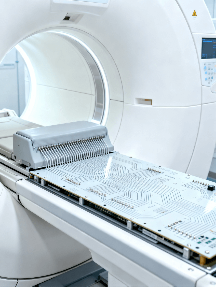 MRI 医疗设备内部精密信号链中的阻抗控制板，.png
